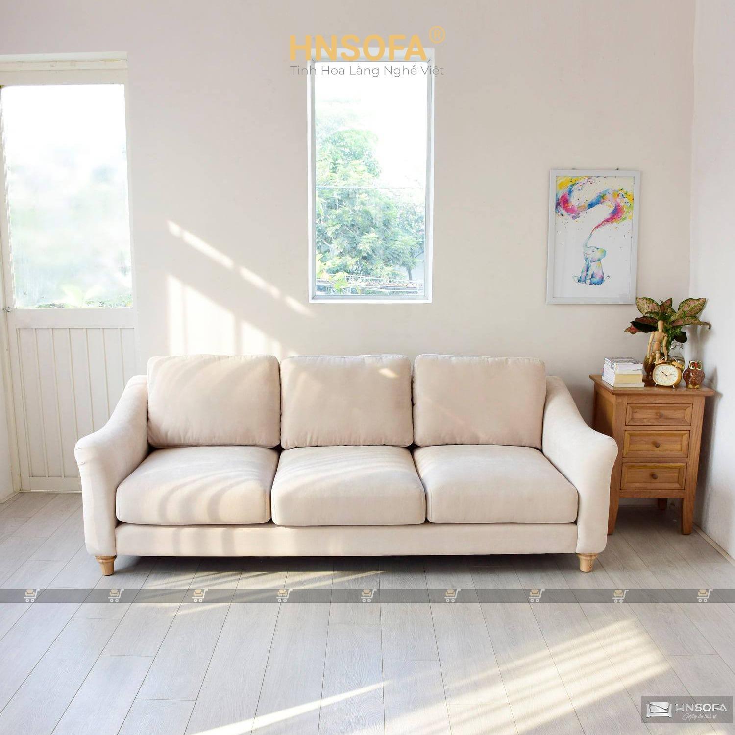 Sofa nỉ có mức giá phải chăng, phù hợp cho nhiều gia đình hiện nay