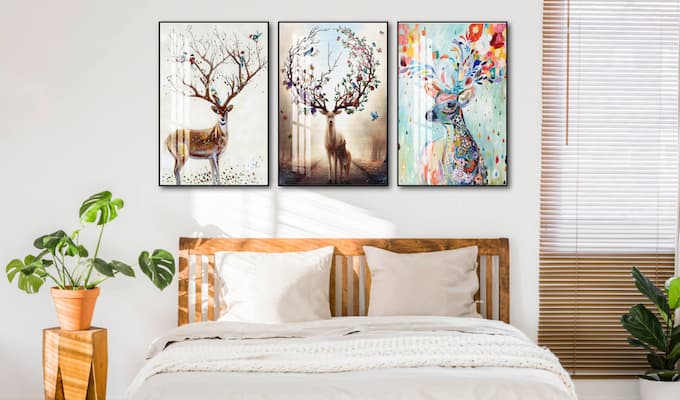 Tranh treo tường phòng ngủ đẹp nhất, mang nhiều cảm xúc nhất