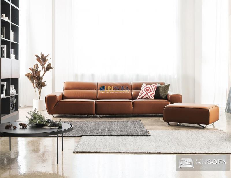 Sofa chân quỳ kiểu dáng văng HNS75
