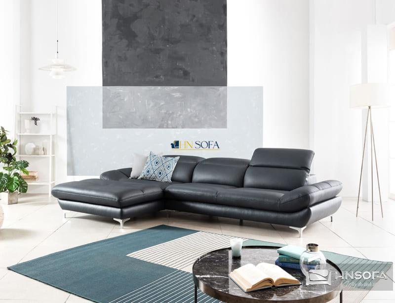 Sofa chân sắt góc L HNS80
