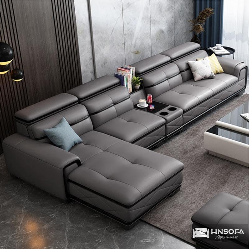 Sofa chuyển góc với thiết kế sang trọng tạo điểm nhấn