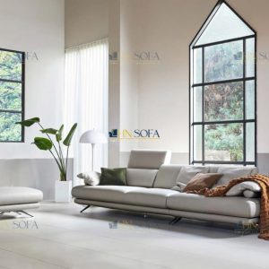 Alternative view of Sofa văng da bò Ý HNS135 kết hợp nâng hạ tựa đầu thông minh thời thượng!