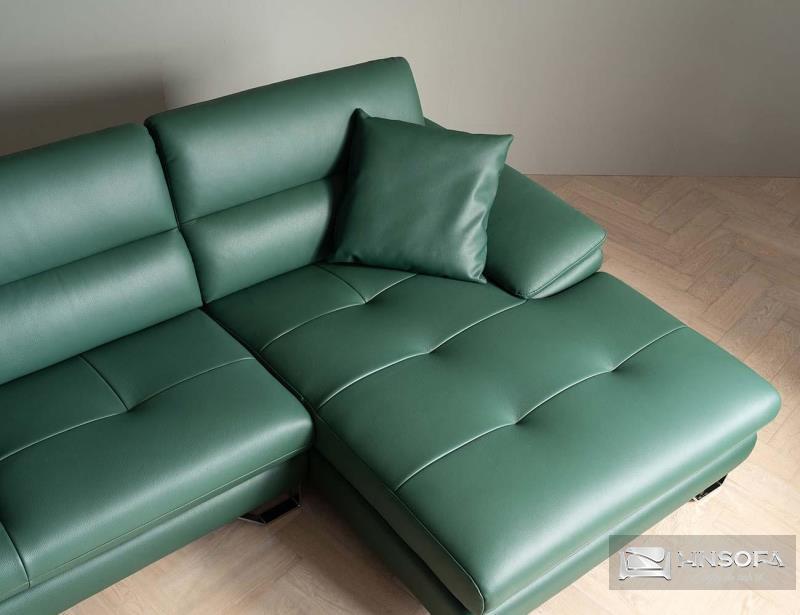Sofa da chân quỳ sang trọng