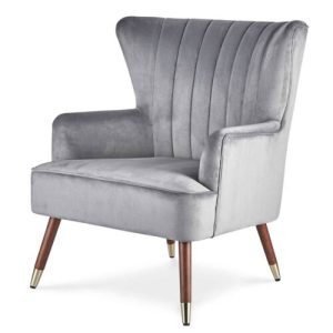 Alternative view of Mẫu ghế sofa đơn lưng cao SFĐ12 bọc nhung cao cấp