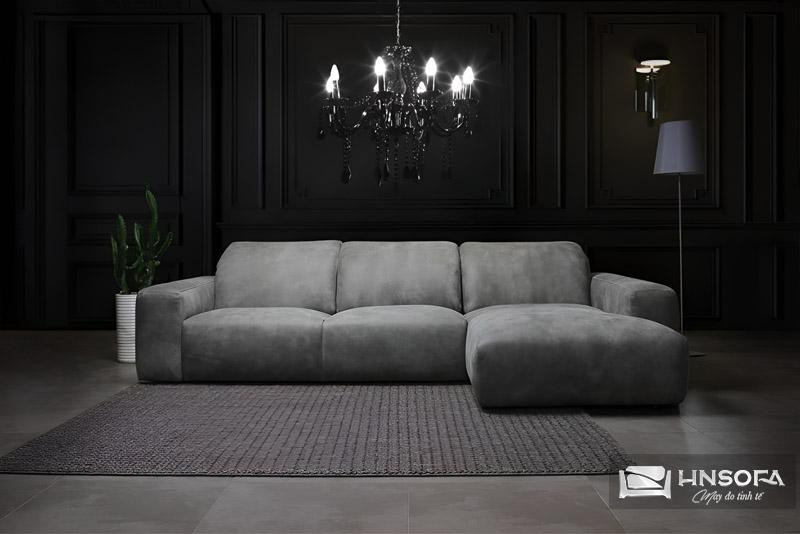 Ghế sofa giường bệt bọc nỉ đầy sang trọng và quý phái