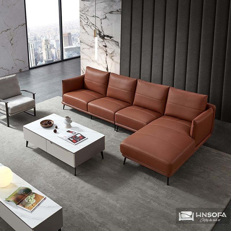 Sofa góc chuyển góc hiện đại HNS191 - Tinh xảo đến từng đường may