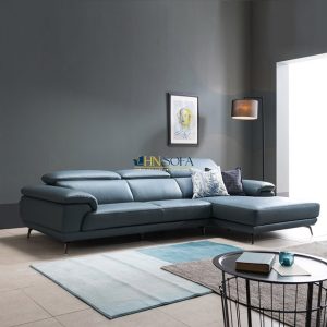 Sofa góc L HNS107 giả da Hàn Quốc cao cấp bền bỉ!