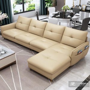Alternative view of Sofa góc L HNS 186 bọc da Hàn Quốc