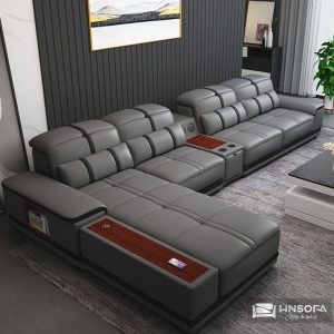 Alternative view of Sofa góc L hiện đại HNS197
