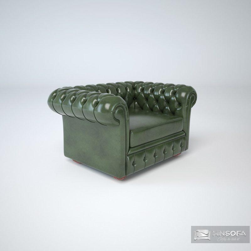 Sofa hoàng gia tân cổ điển Chesterfield cao cấp SFĐ01