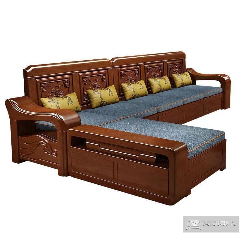 Sofa hộp gỗ cao cấp HNW01