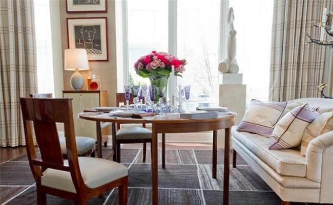 Ghế sofa kết hợp bàn ăn phong cách Bohemian