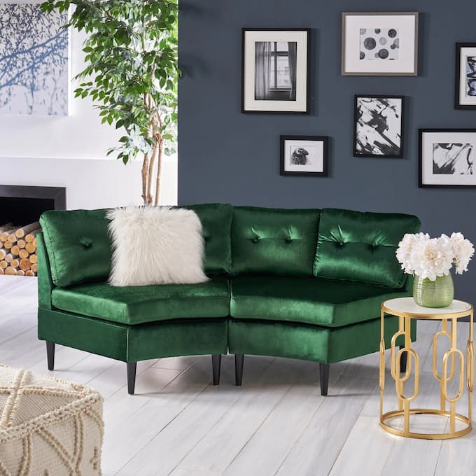 Mẫu sofa chữ L nhỏ thiết kế đẹp gọn gàng