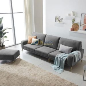 Mẫu Sofa Đơn Giản Đẹp Văng Nỉ 3 Chỗ Ngồi HNSN17 Giá Rẻ 2026