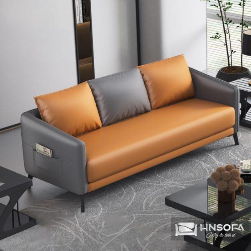 Sofa văng 2 màu HNS178 bọc da Malaysia