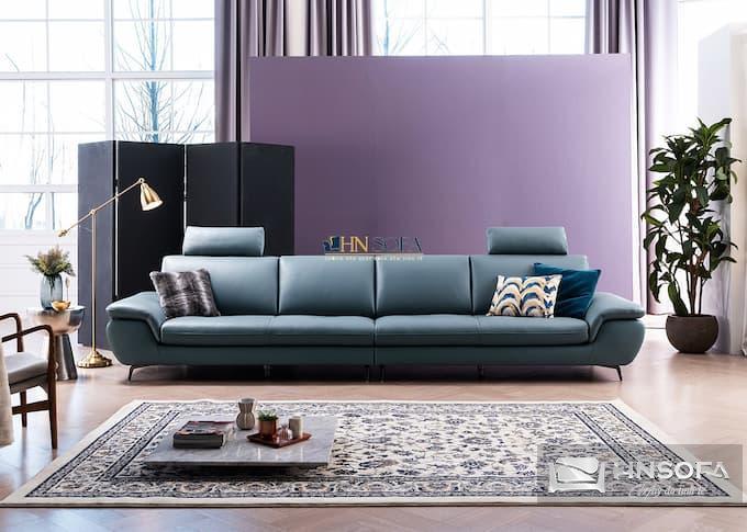 Sofa văng 4 chỗ ngồi sử dụng da Anh Quốc HNS97