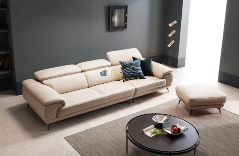 Mẫu sofa văng giả da Hàn Quốc HNS101 - Nhẹ nhàng như nàng thơ - Ảnh 4