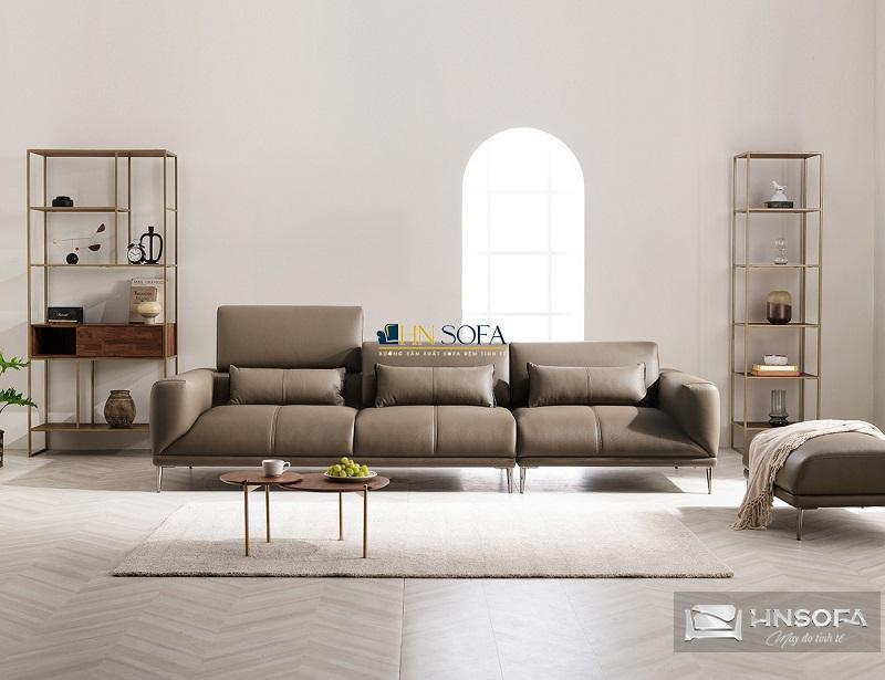Sofa văng da bò Ý cao cấp HNS110 là mẫu sofa bán chạy tại HNsofa