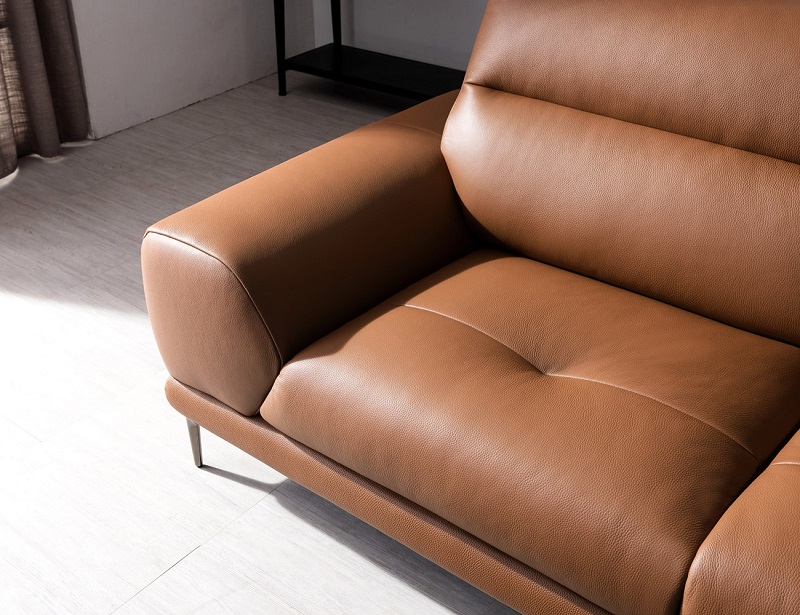Sofa văng da đẹp HNS117 - Sofa hiện đại mang nét đẹp của sự tỉ mỉ! - Ảnh 4