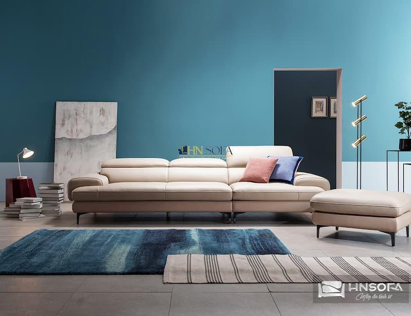 Sofa văng da Malaysia cao cấp HNS94