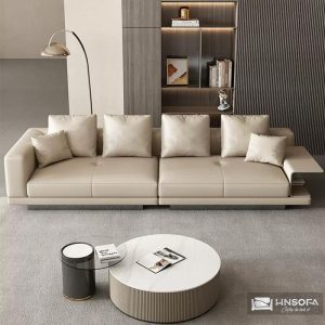 Sofa văng HNS176 thời thượng. Bọc da Microfiber của Mỹ