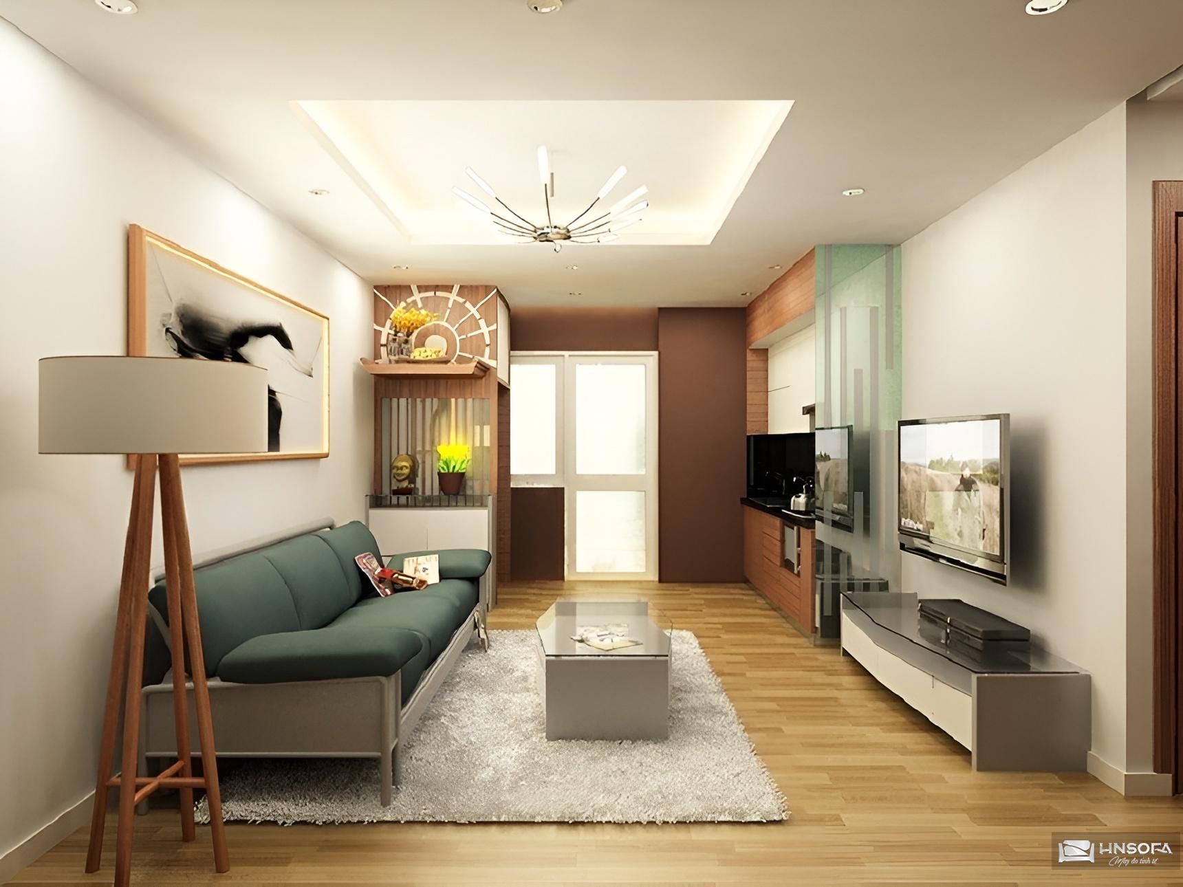 Xem xét kích thước và hình dáng của phong khách
