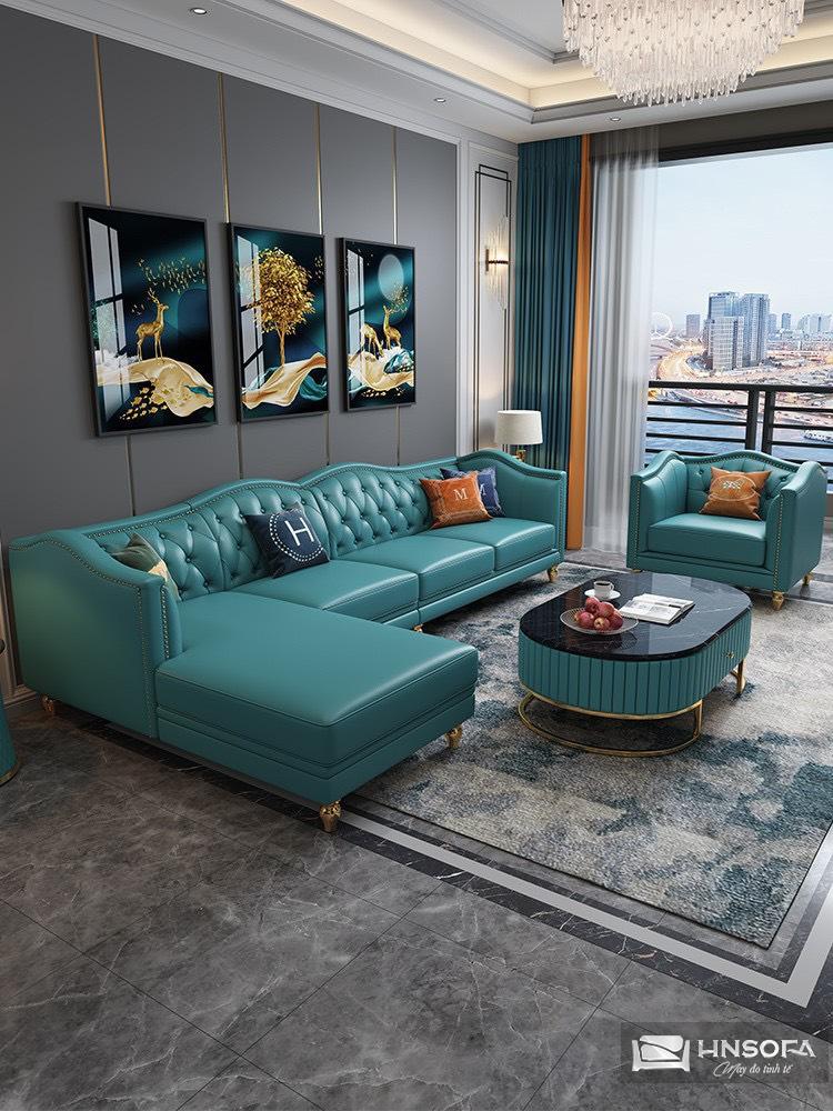 Sofa tân cổ điển HNS244 – Xu hướng mới của tân cổ điển - Ảnh 2