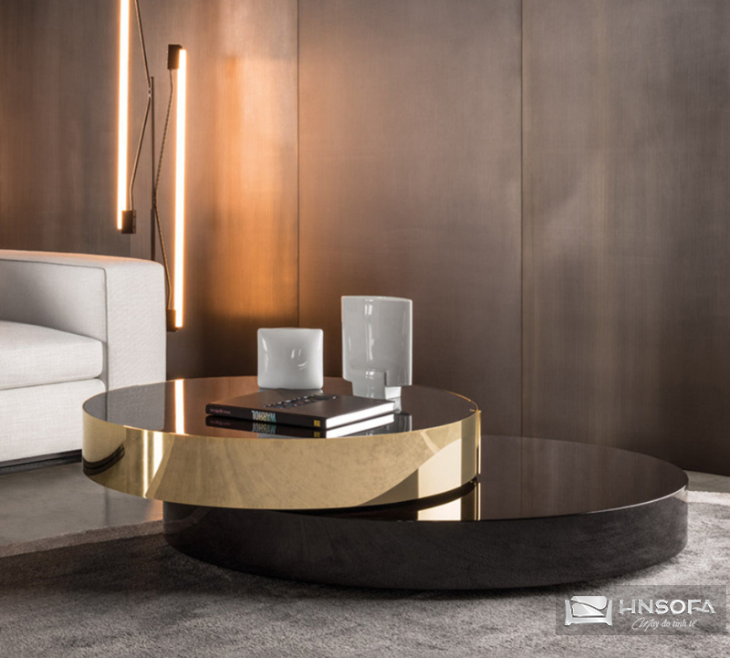 Bàn sofa giúp tạo điểm nhấn cho phòng khách
