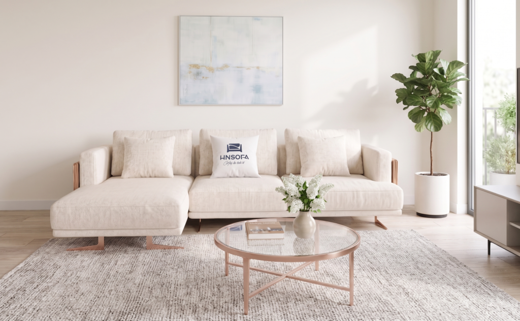 Bộ sofa Milano trong không gian phòng khách hiện đại