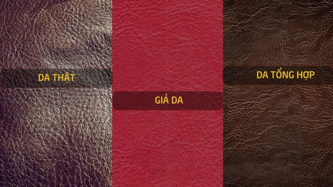 Cách phân biệt da thật và giả da