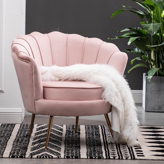 Mẫu ghế sofa đơn nhỏ thiết kế kiểu dáng cổ điển