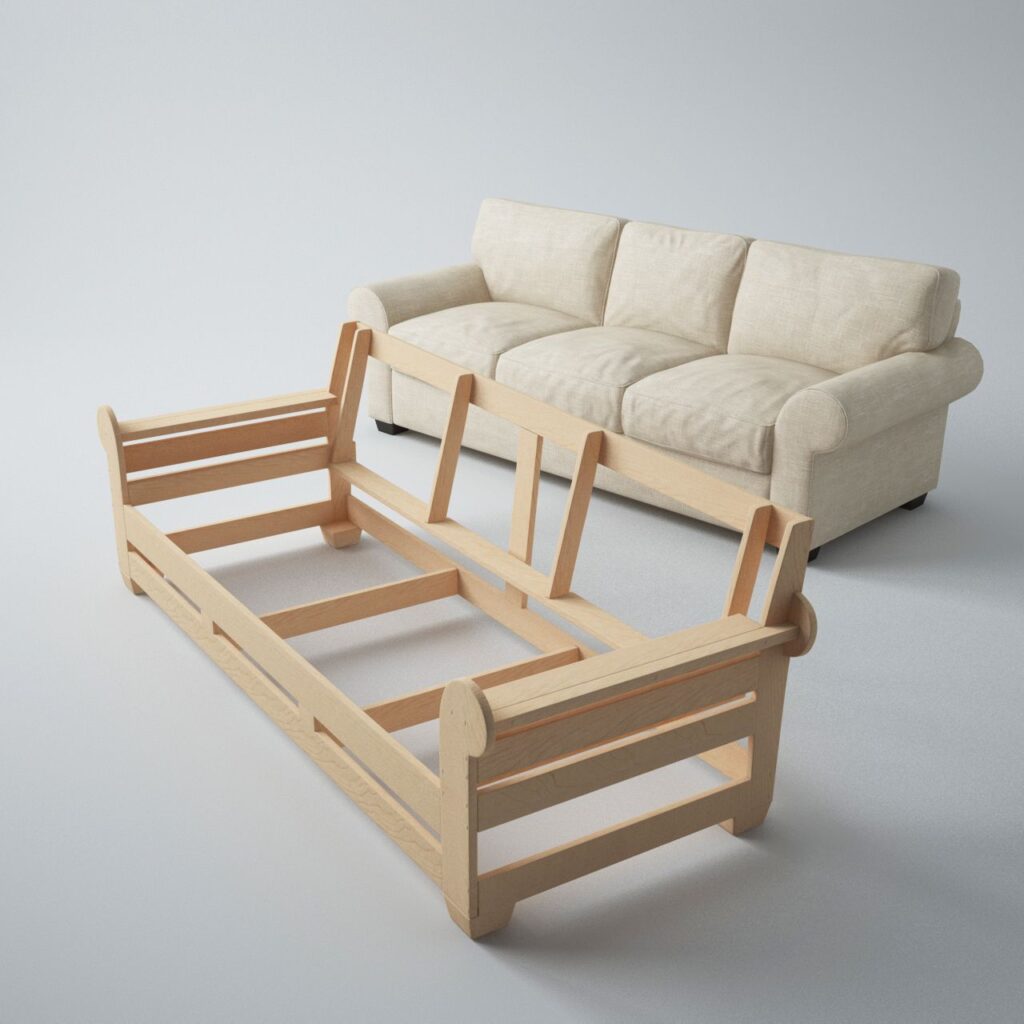 Khung gỗ sofa HNSOFA