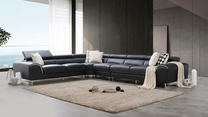 Mẫu ghế sofa sử dụng da phổ thông Cleo