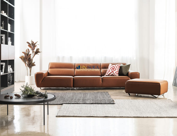 Sofa giường bằng da bò giúp người dùng có giây phút thư giãn, thoải mái nhất