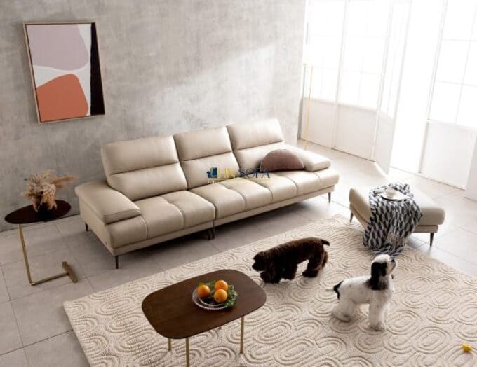 Sofa văng cao cấp gam màu trung tính HNS90
