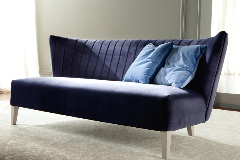 Sofa đơn dài bọc vải