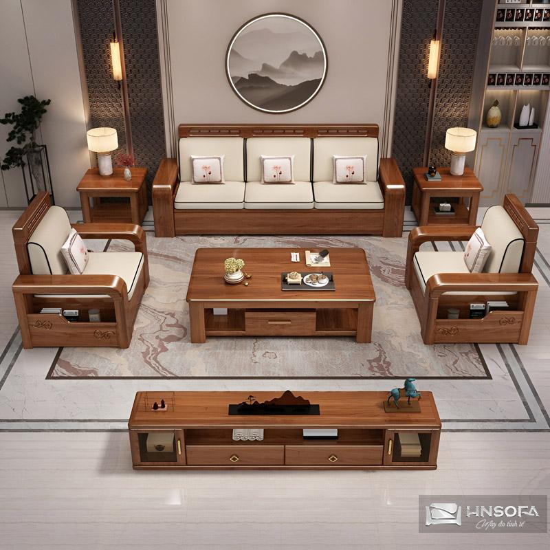 Phân loại chi tiết các mẫu sofa gỗ dựa trên chất liệu sử dụng