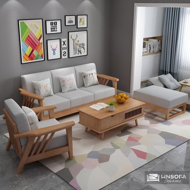 Chất lượng sofa gỗ phòng khách tại HNSOFA được cam kết 100%