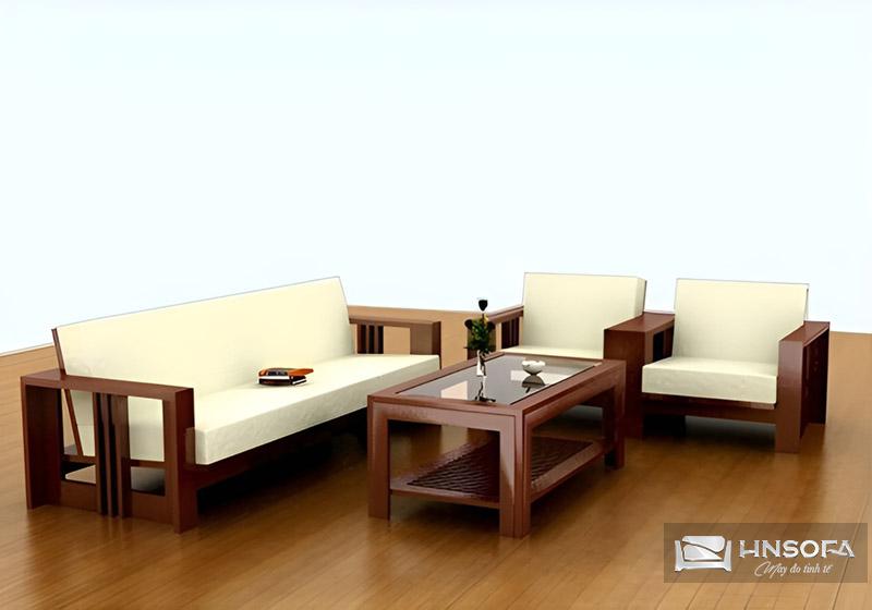 Sofa gỗ xoan đào ấn tượng