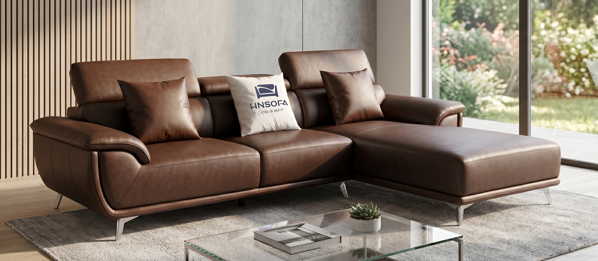 Bộ sofa Milano trong không gian phòng khách hiện đại
